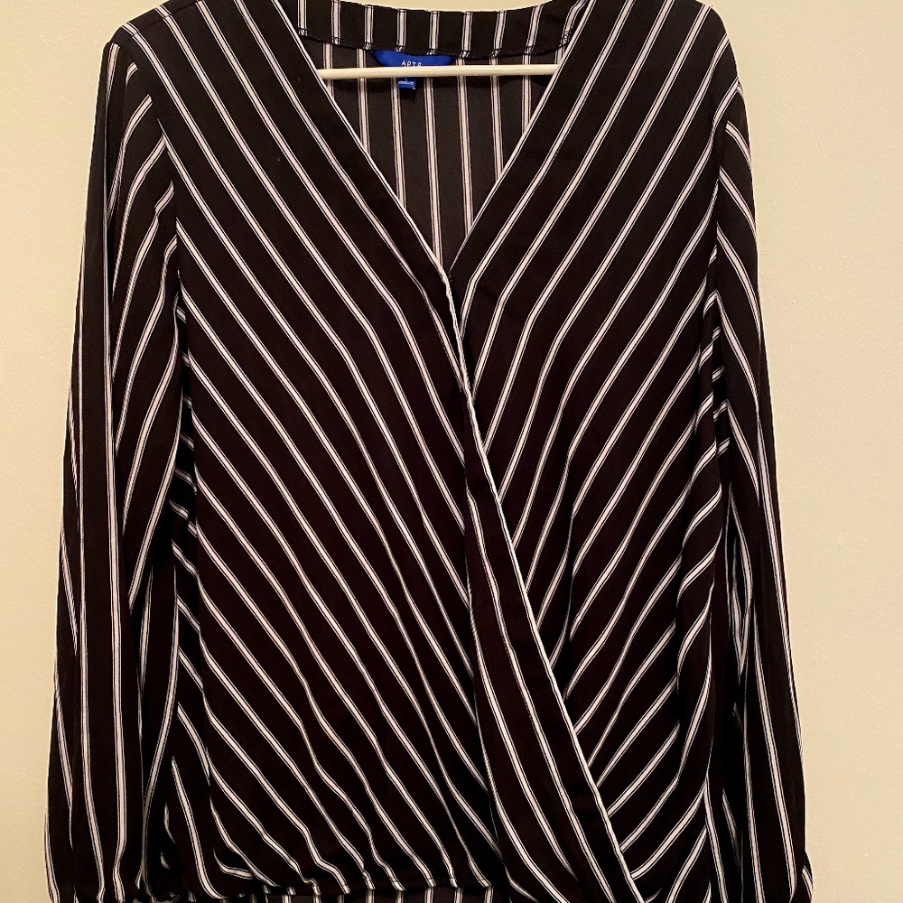 Black and White Dress Shirt